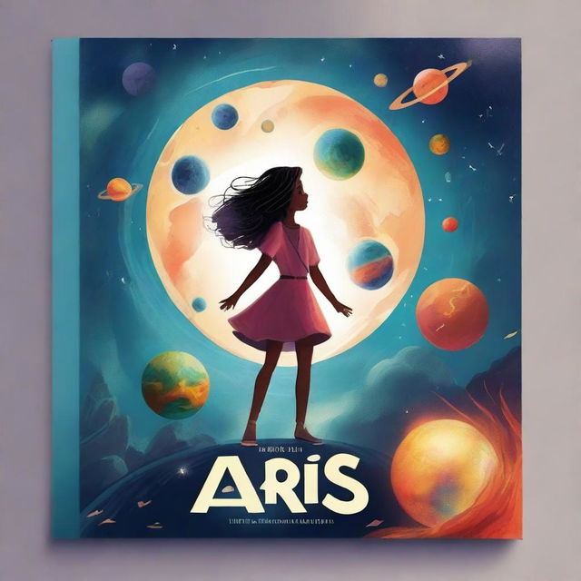 Create a book cover titled 'Aris'