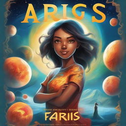 Create a book cover titled 'Aris'