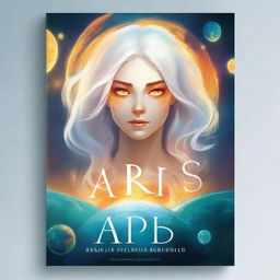 Create a book cover titled 'Aris'