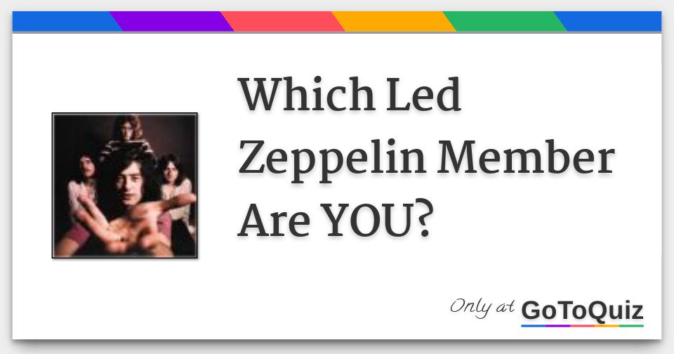 Find Out Which Led Zeppelin Album Matches Your Energy