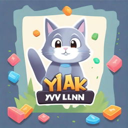 A 'You Win' screen from a game featuring a grey cat in the middle