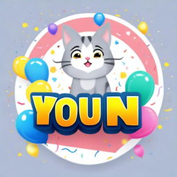 A 'You Win' screen with a grey cat in the middle