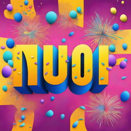 Create an image with the text 'YOU WIN' in bold, vibrant letters