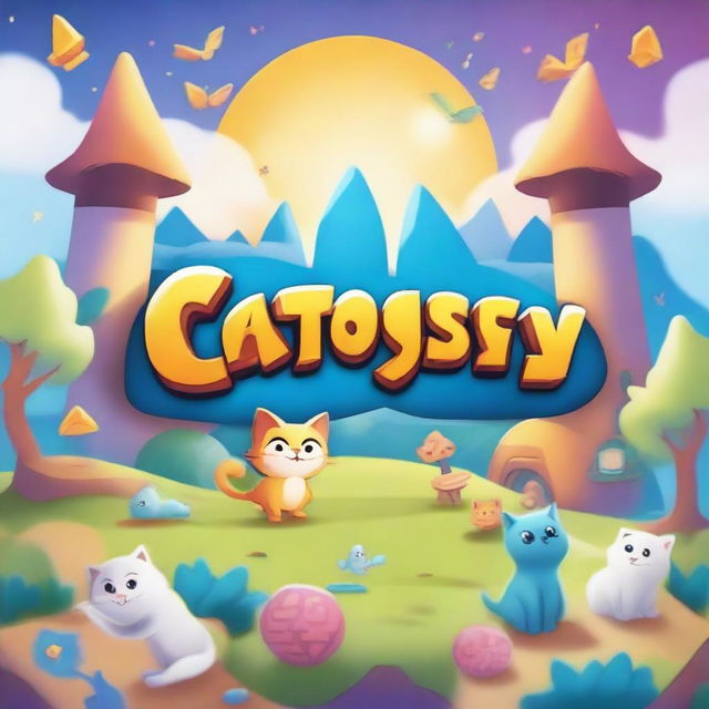 A start game screen with the title 'Catodyssey' prominently displayed