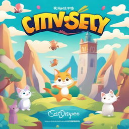 A start game screen with the title 'Catodyssey' prominently displayed