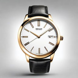 A high-end luxury watch design featuring sleek lines and elegant details