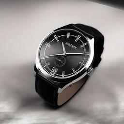 A high-end luxury watch design featuring sleek lines and elegant details