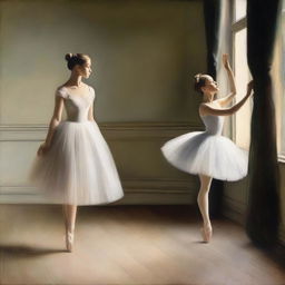 A ballerina with a strict mother