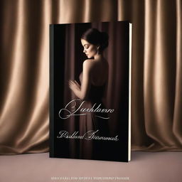 A sensual and stimulating book cover featuring an elegant, mysterious figure in a dimly lit, romantic setting