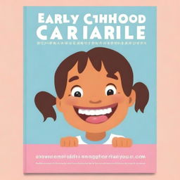 A book cover design focused on early childhood caries