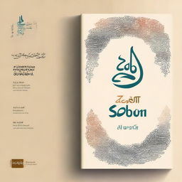 Create a book cover for an Urdu language book titled 'Dewan Sabir'