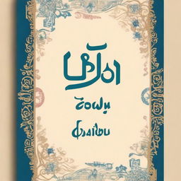 Create a book cover for an Urdu language book titled 'Dewan Sabir'