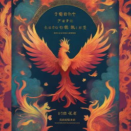 A captivating book cover for a novel titled '我有一只不死鸟' (I Have a Phoenix)