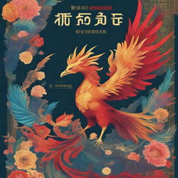 A captivating book cover for a novel titled '我有一只不死鸟' (I Have a Phoenix) by the author 可乐只喝零度