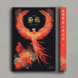 Design a book cover for a novel titled '我有一只不死鸟' (I Have a Phoenix) by the author 可乐只喝零度