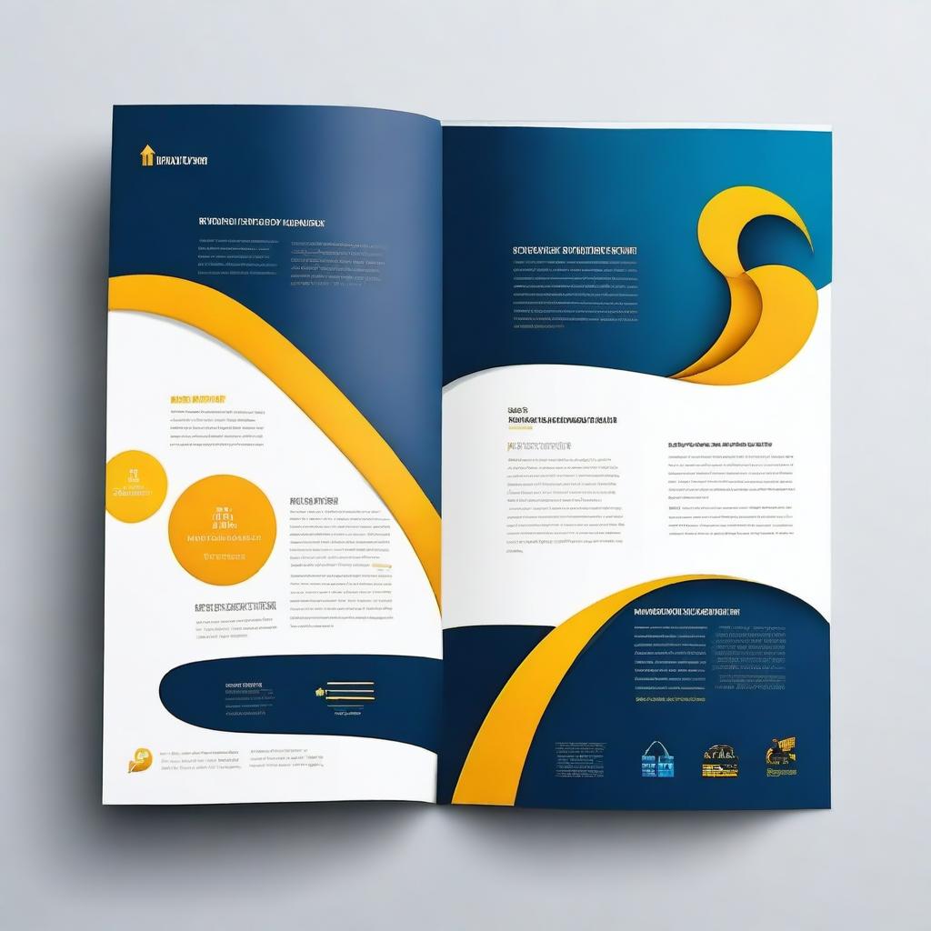 Create a professional and visually appealing cover page for a report