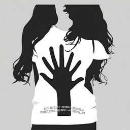 Design a t-shirt for an awareness campaign against human trafficking