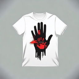 Design a t-shirt for an awareness campaign against human trafficking