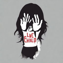 Create a t-shirt design for an awareness campaign against human trafficking