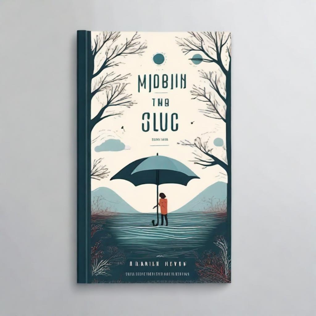 Create a captivating book cover with an intriguing design