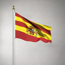 A high-resolution image of the flag of Spain