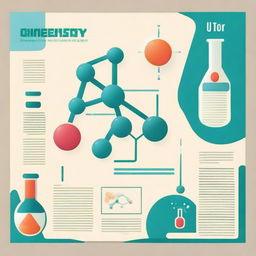 Create an A4 sheet with a chemistry-themed design