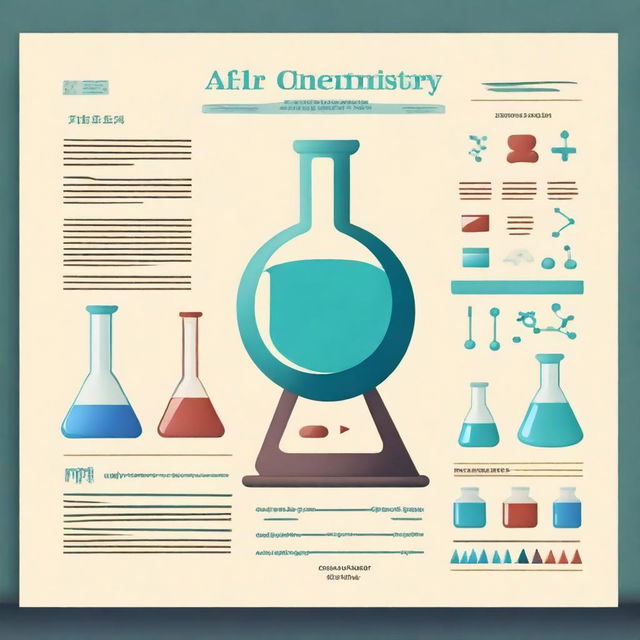 Create an A4 sheet with a chemistry-themed design