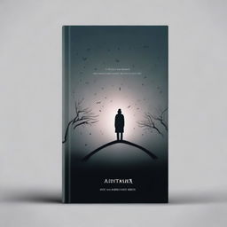 Create a book cover for a poetry book titled 'Aintihar', which translates to 'suicide'