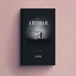 Create a book cover for a poetry book titled 'Aintihar', which translates to 'suicide'