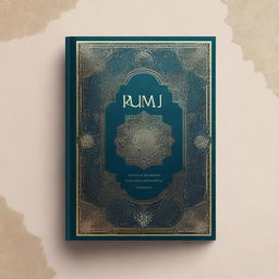 Create a book cover design for Rumi’s Masnavi Sharif