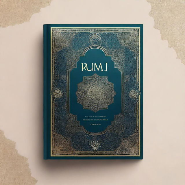 Create a book cover design for Rumi’s Masnavi Sharif