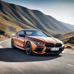 A high-resolution image of a BMW M8 Competition sports car