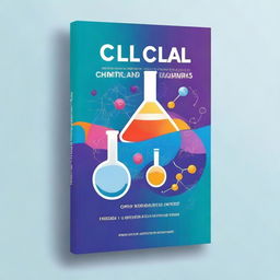 Create a book cover for a clinical chemistry textbook