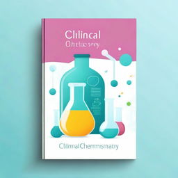 Create a book cover for a clinical chemistry textbook