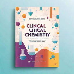 Create a book cover for a textbook titled 'CLINICAL CHEMISTRY'