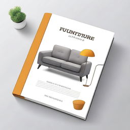 Create a cover page for a furniture catalogue book