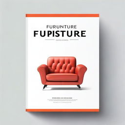 Create a cover page for a furniture catalogue book