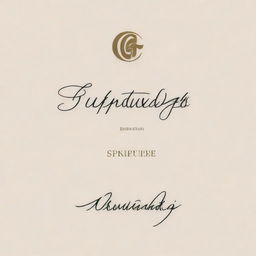 An elegant and professional signature based on the words 'G.Kupatadze'. The signature should flow smoothly and have a distinct style.