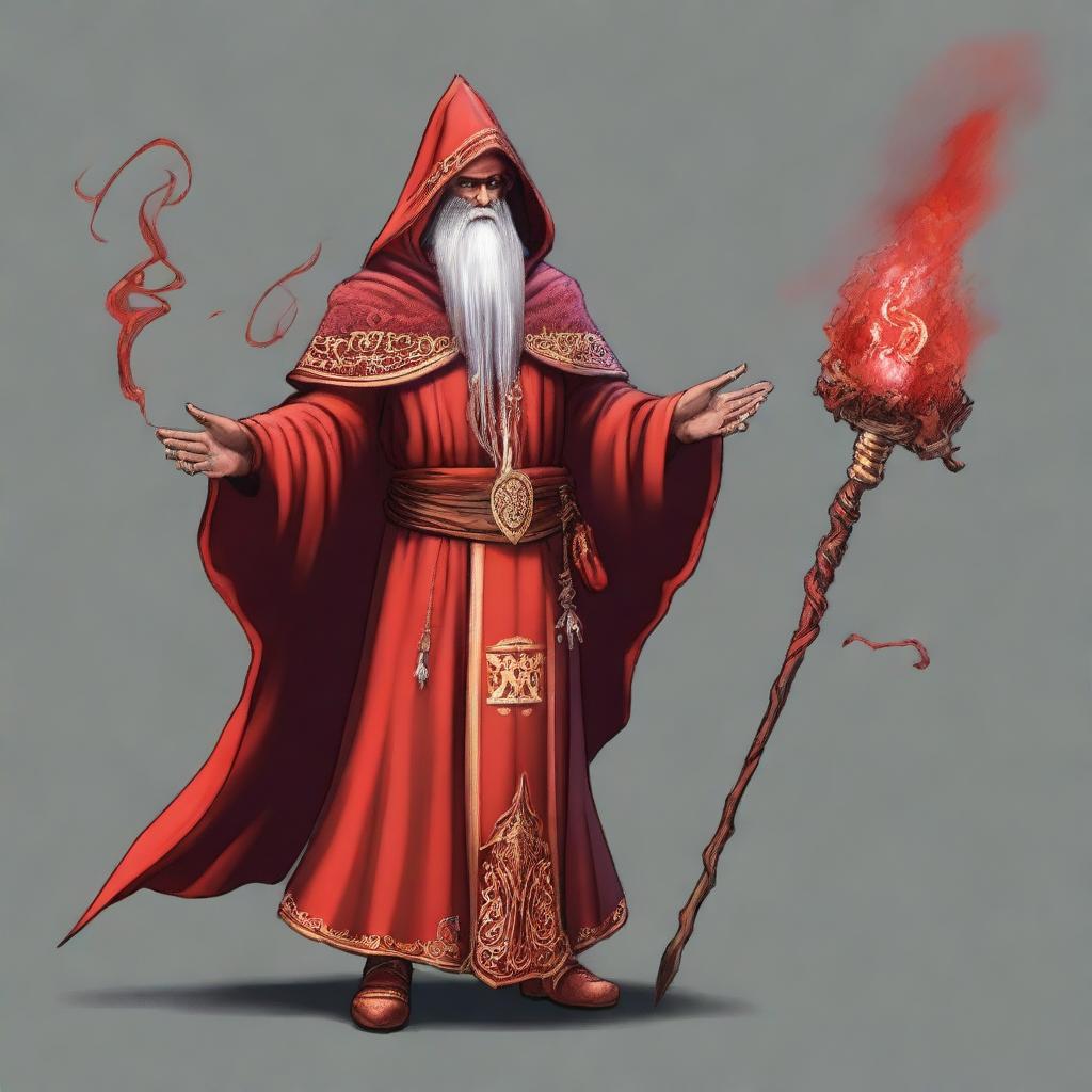 Morkai the Red, a powerful wizard and the guardian of the North Tower