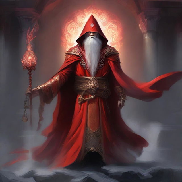 Morkai the Red, a powerful wizard and the guardian of the North Tower