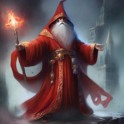 Morkai the Red, a powerful wizard and the guardian of the North Tower