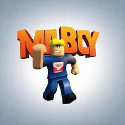 Create a vibrant and eye-catching YouTube thumbnail featuring the game Barry from Roblox