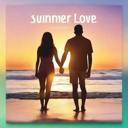 Create an album cover titled 'Summer Love'