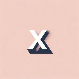 A simple and abstract image with the letters 'xx' prominently displayed in the center