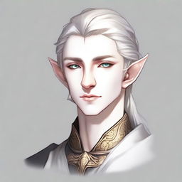 Nekonin is a 25-year-old male elf with a slender yet strong build