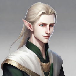 Nekonin is a 25-year-old male elf with a slender yet strong build