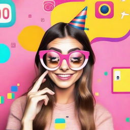 Create a quirky and fun Instagram profile picture