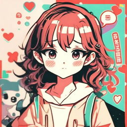 Create a quirky and fun anime-style Instagram profile picture