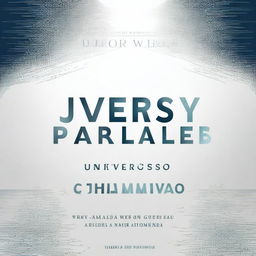 Book cover design for a title called 'Universo Paralelo' by Leonardo Almeida