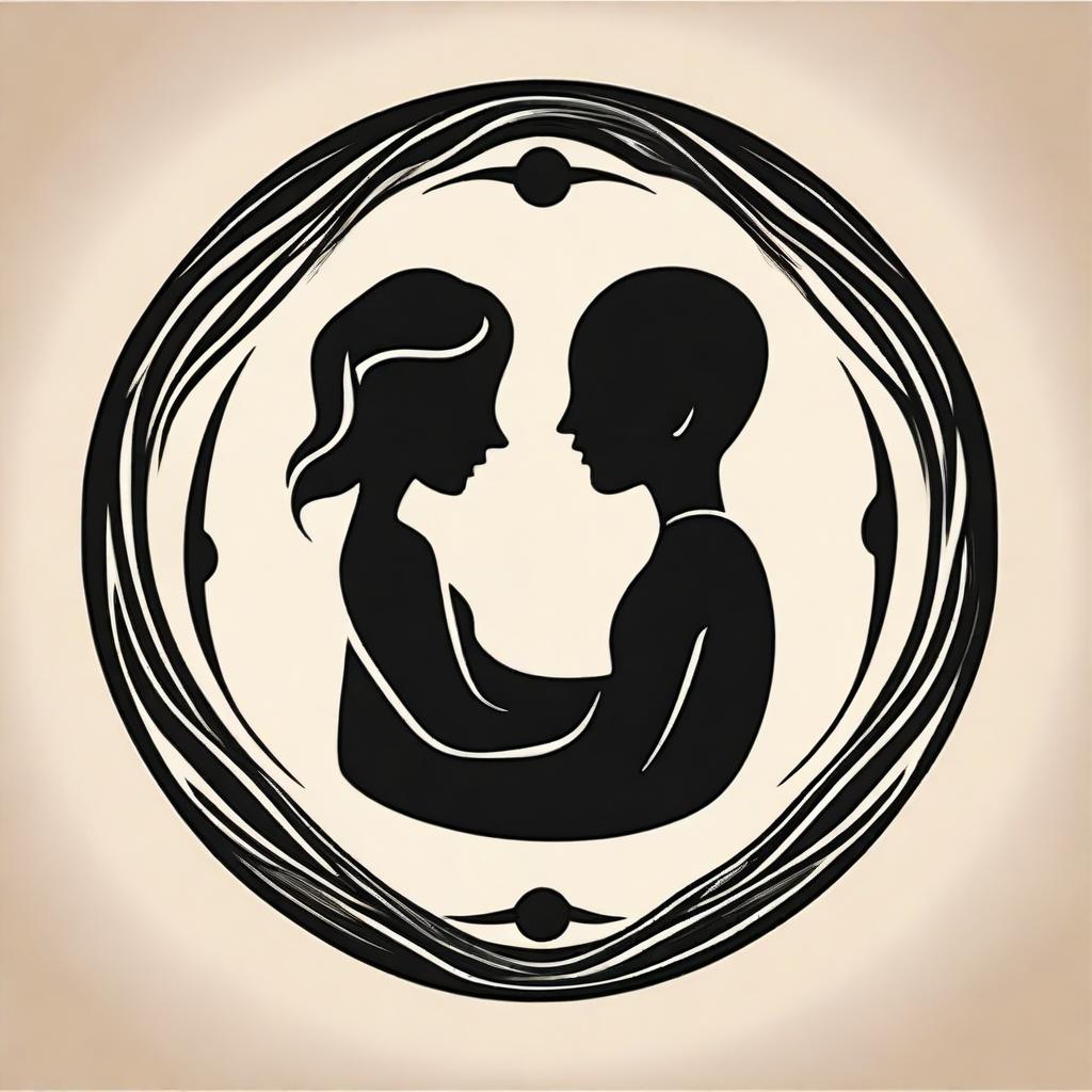 Create an image illustrating the importance of sexuality in a relationship, emphasizing how it strengthens spiritual energy, physical health, and professional success